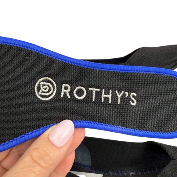 Rothy's The Flat Round Toe Black Slip On Ballet Flats Women's Size 7 - Picture 6 of 9